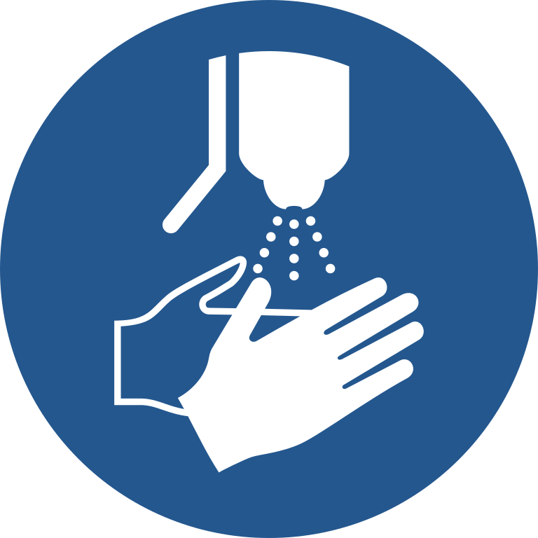 M061 Продезинфицируйте руки/Disinfect your hands
