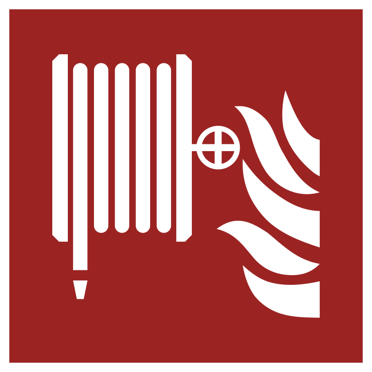 F002 Пожарный рукав/Fire hose reel