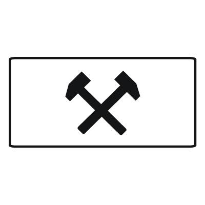 Дорожный знак 8.5.2 Рабочие дни (350 x 700) Тип А