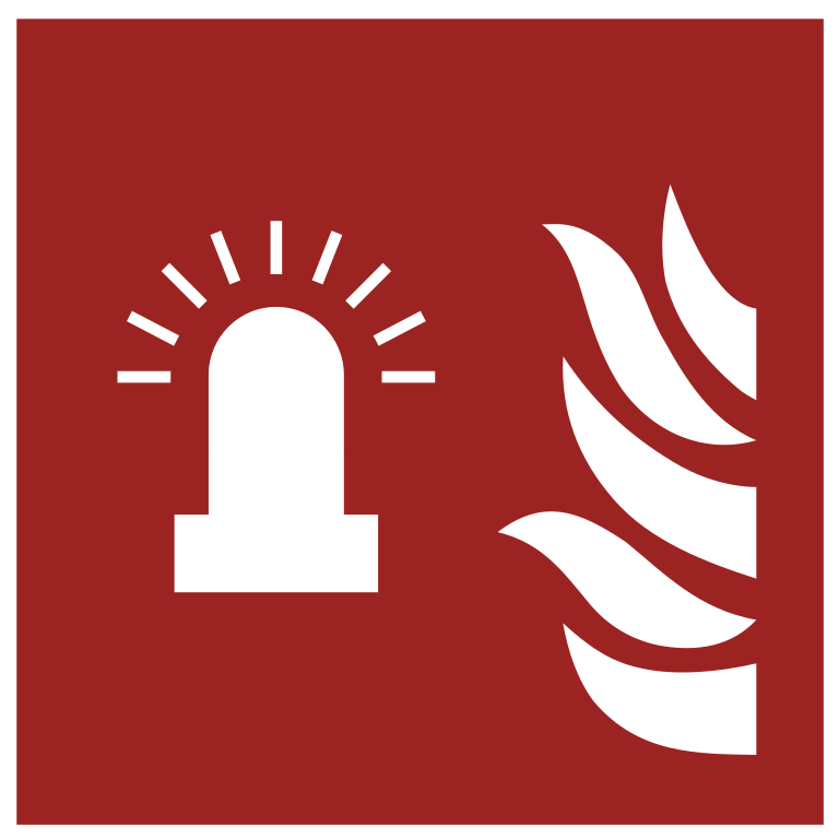 F018 Световой сигнал пожарной тревоги/Fire alarm flashing light