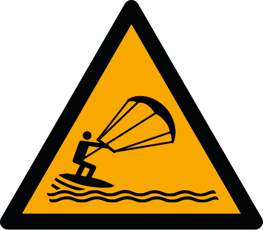 W062 Предупреждение; Кайтсерфинг/Warning; Kite surfing