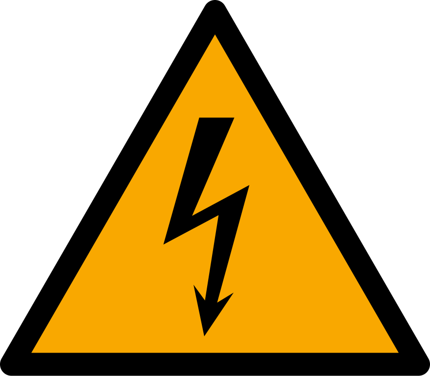 W012 Предупреждение; Электричество/Warning; Electricity