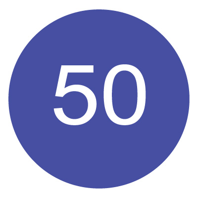 Дорожный знак 4.6 Ограничение минимальной скорости (D=700) Тип А