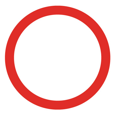 Дорожный знак 3.2 Движение запрещено (D=700) Тип А